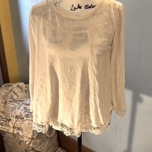altar’d state medium cream shirt